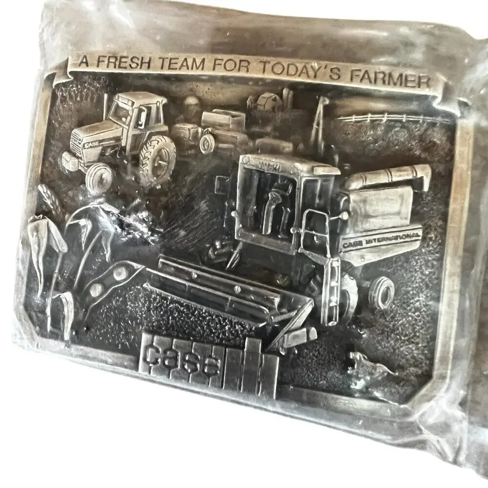 Case IH Belt buckle, 1985, First buckle under new Case International name